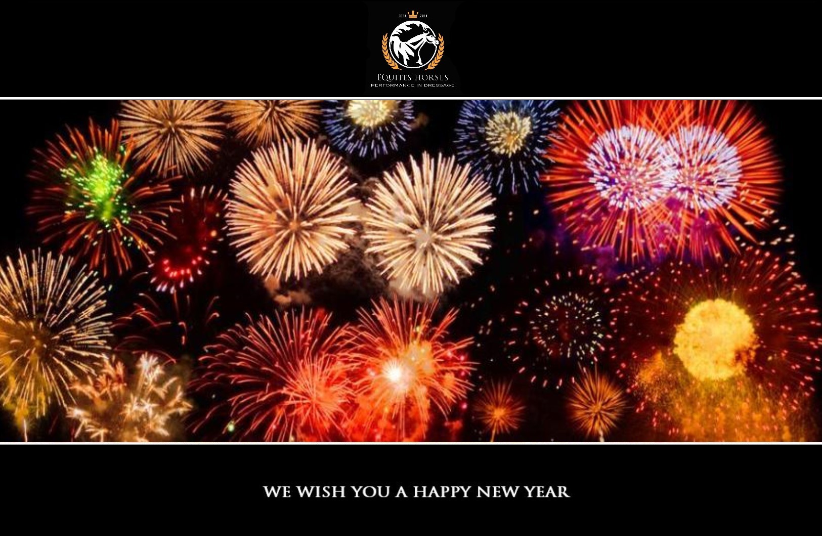 We Wish You A Happy New Year In 21 Equites Horses